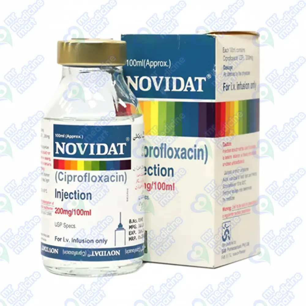 Novidat  200mg/100ml Injection