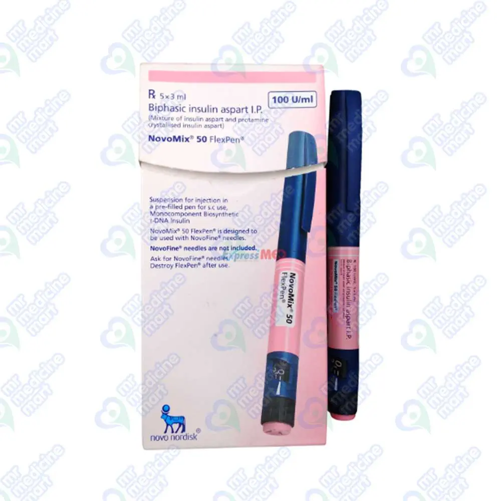 Novomix 50 Flexpen 100IU Injection