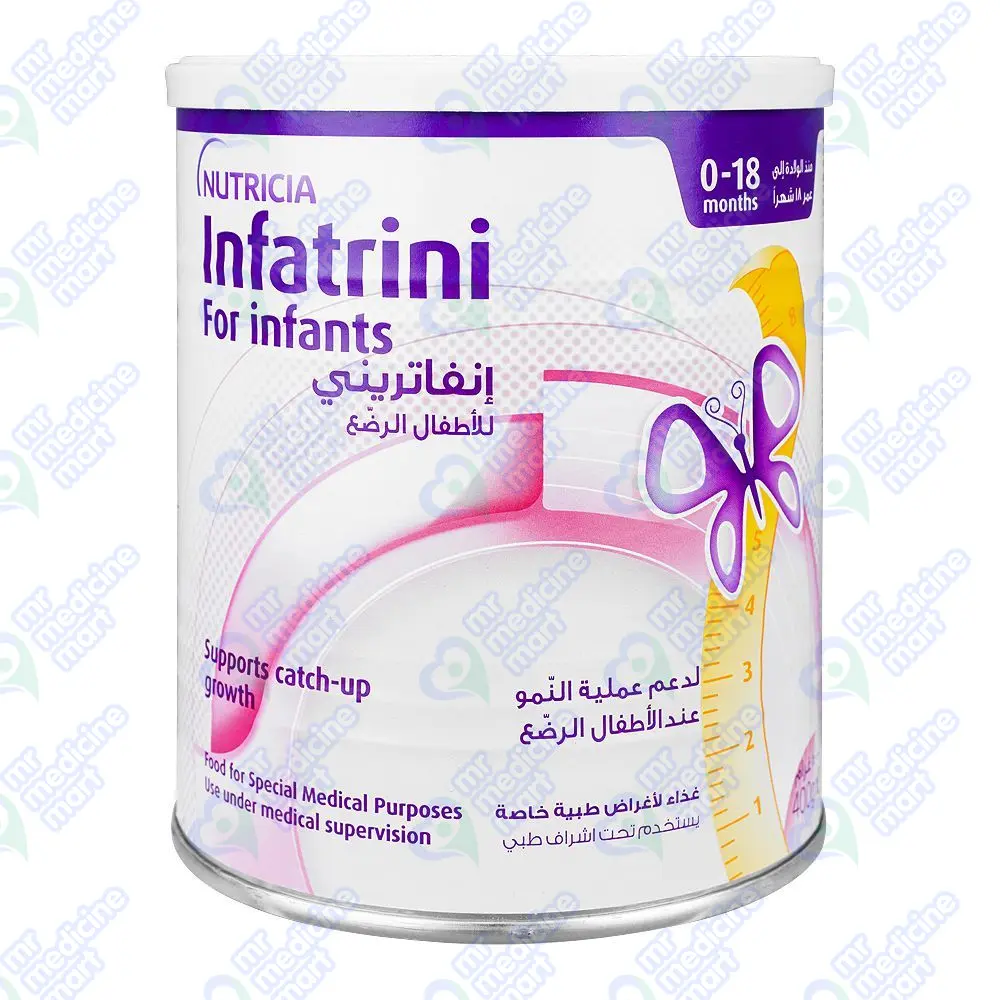 Nutricia Infatrini Tin 400g 0/18 Month