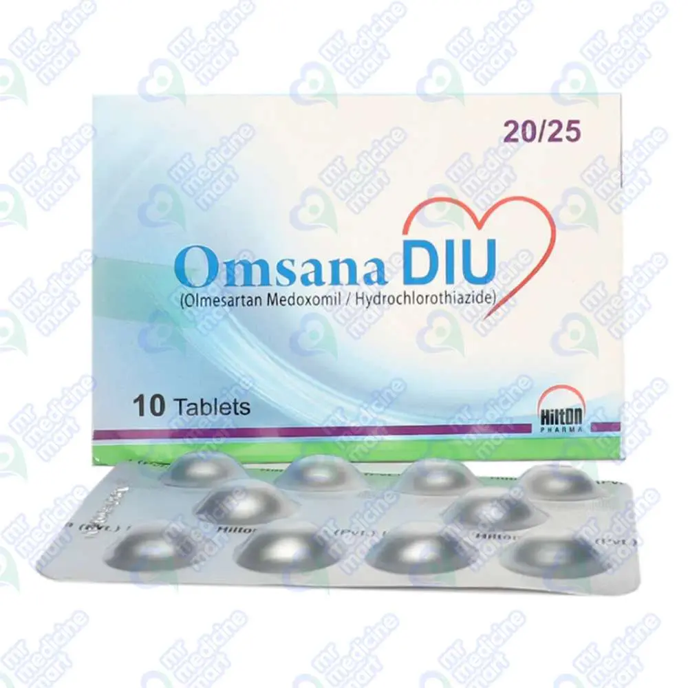 Omsana DIU 20mg/ 25mg Tablet 14 'S