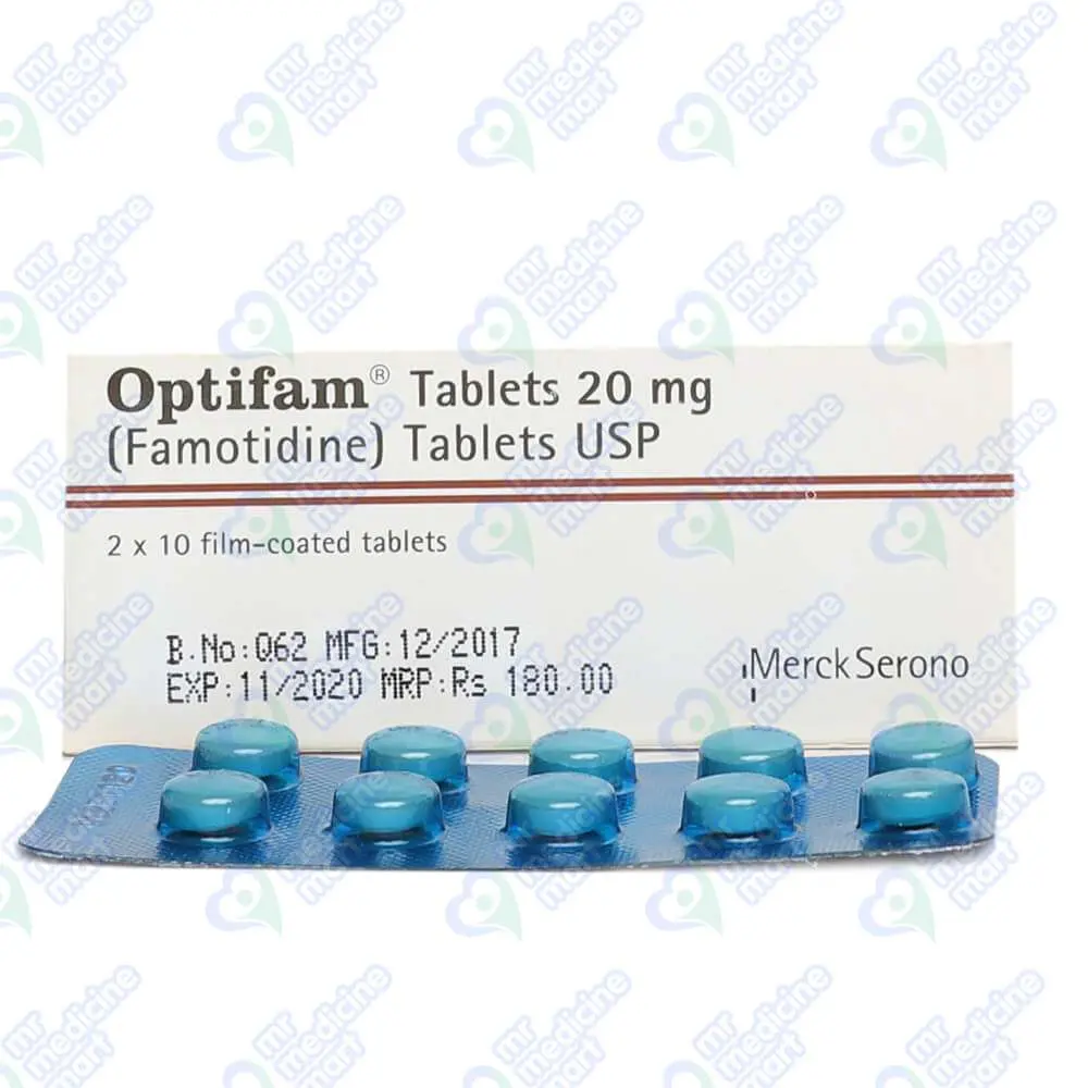 Optifam 20mg Tablet 10 'S