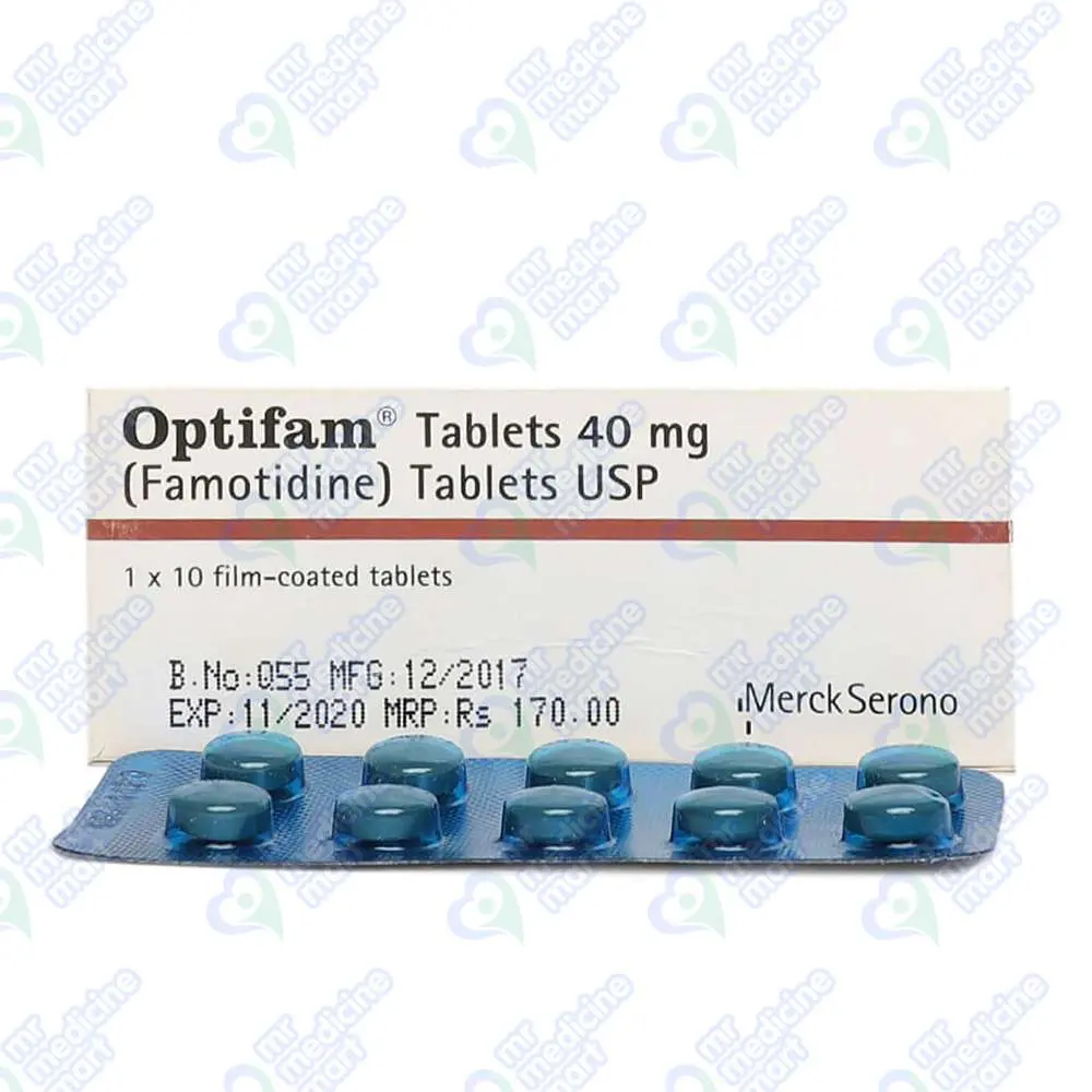 Optifam 40mg Tablet 10 'S