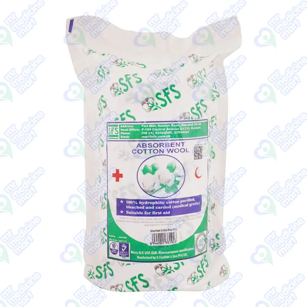 Pearl White Cotton Wool 400gm
