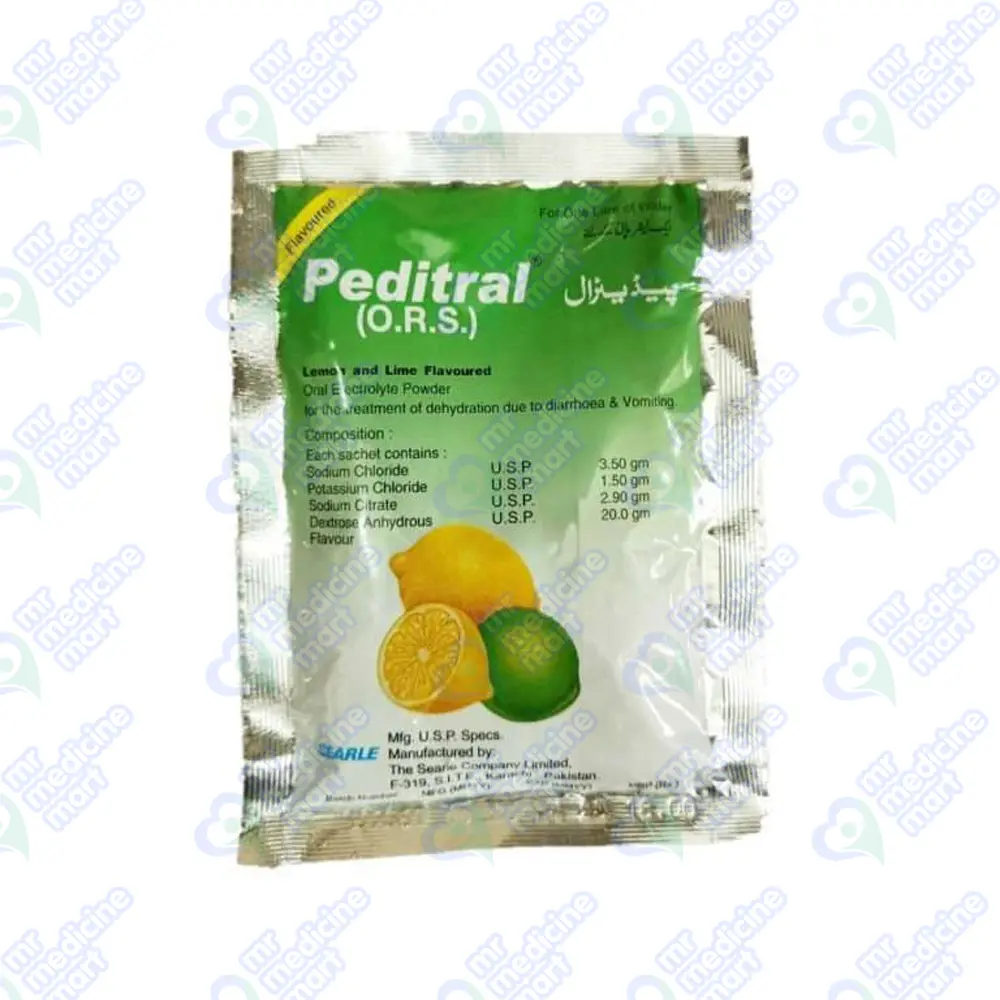 Peditral ORS Lemon Sachet 1'S