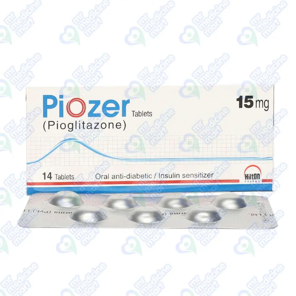 Piozer 15mg Tablet 7 'S