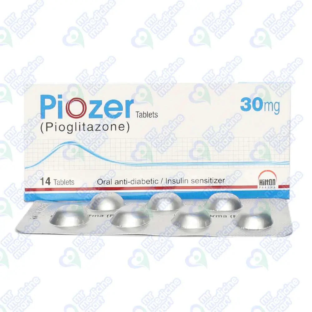 Piozer 30mg Tablet 7 'S