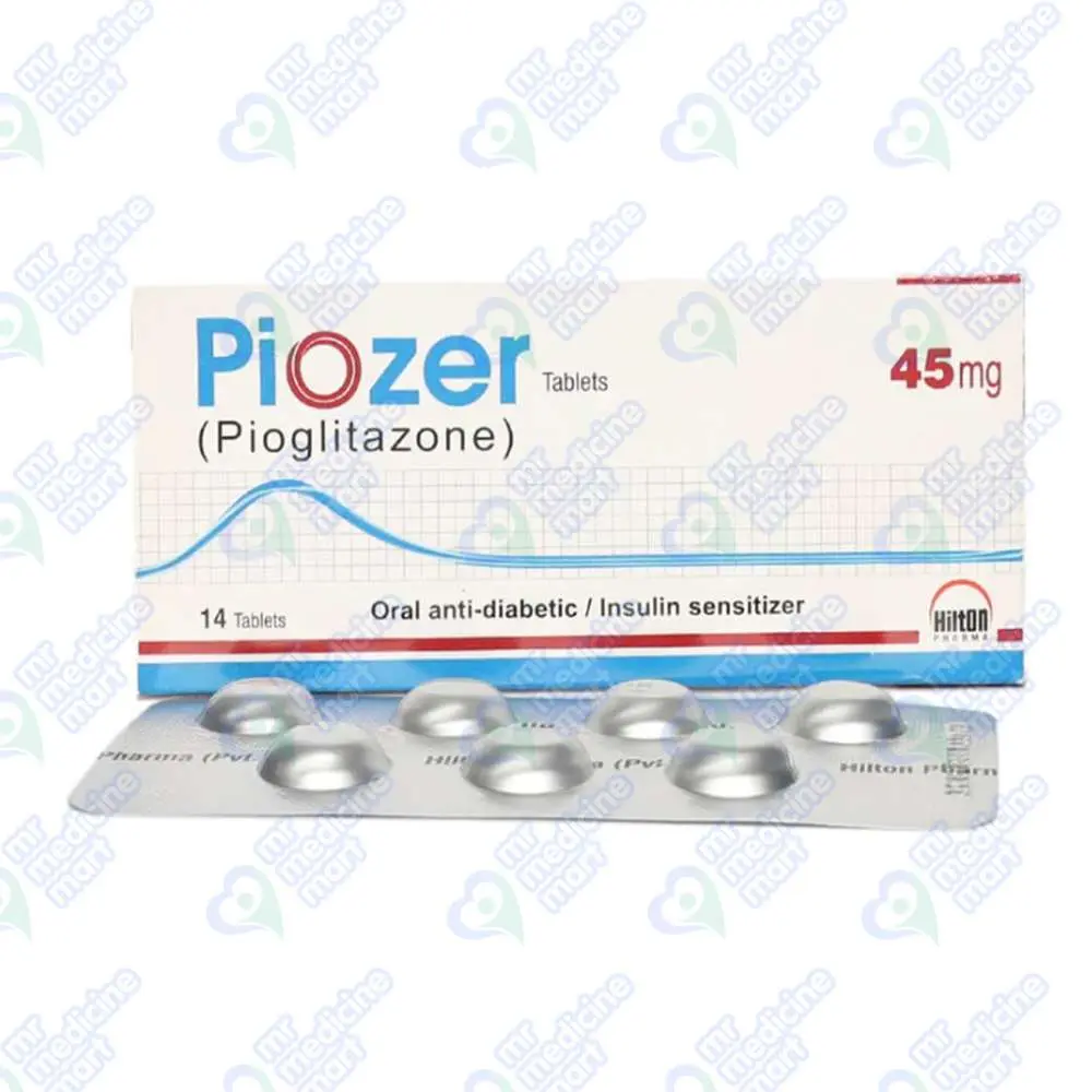 Piozer 45mg Tablet 7 'S