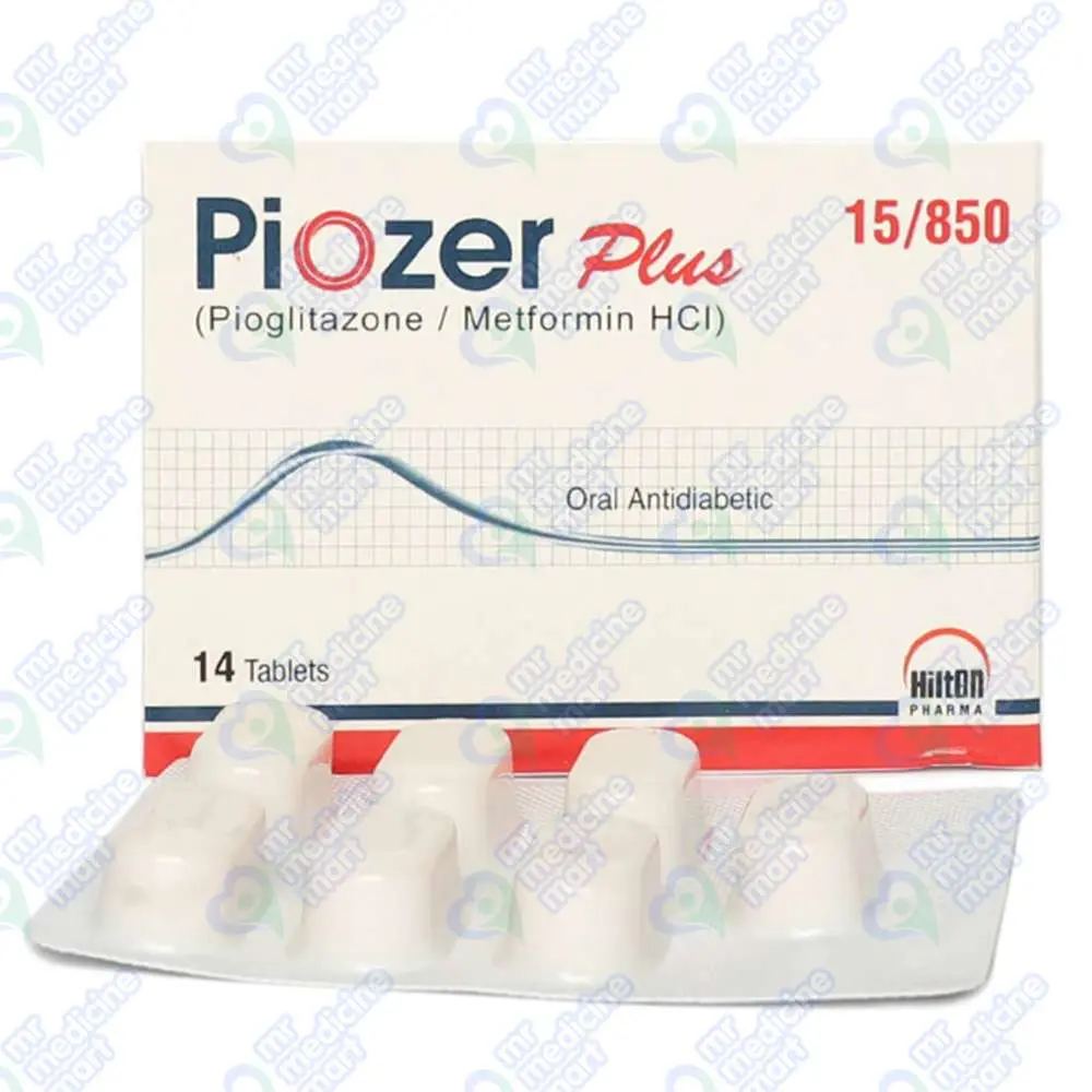 Piozer Plus 15mg+850mg Tablet 7 'S
