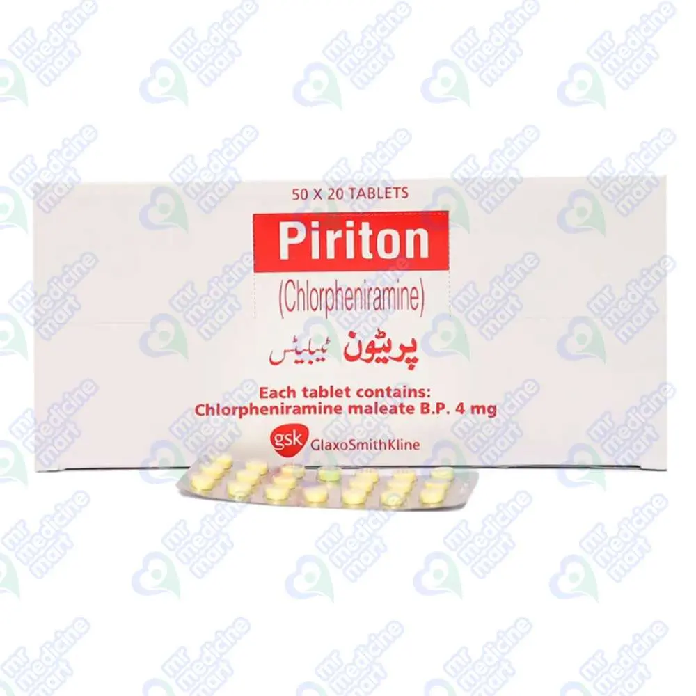 Piriton 4mg Tablet 20 'S