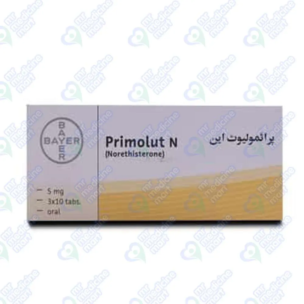 Primolut N 5mg Tablet 10 'S (Net)