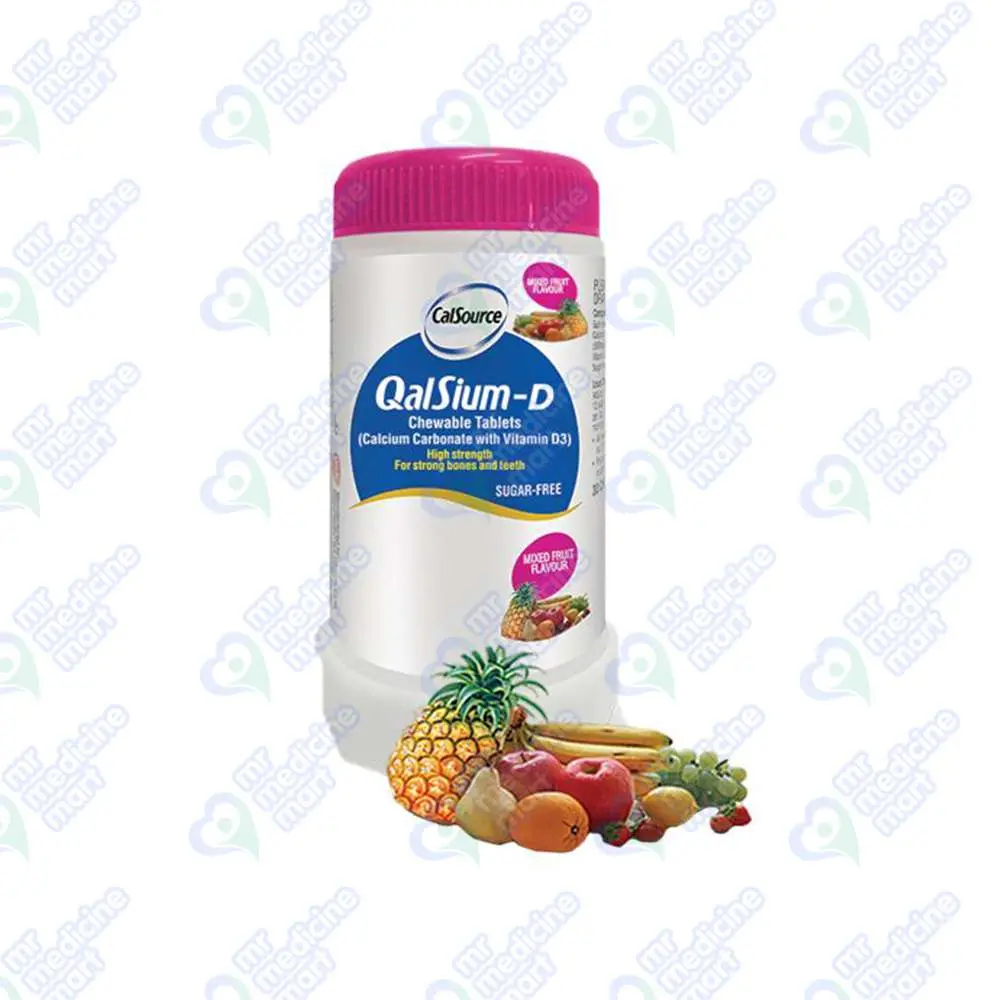 Qalsium D Mixed Fruit Tablet 40's