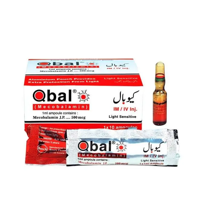 Qbal 500mcg Injection 1 Amp
