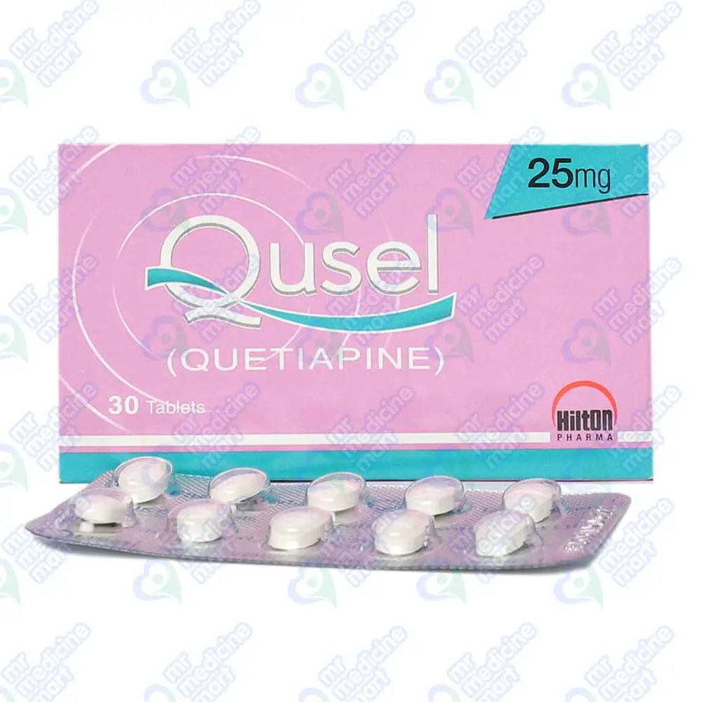 Qusel 25mg Tablet 10 'S