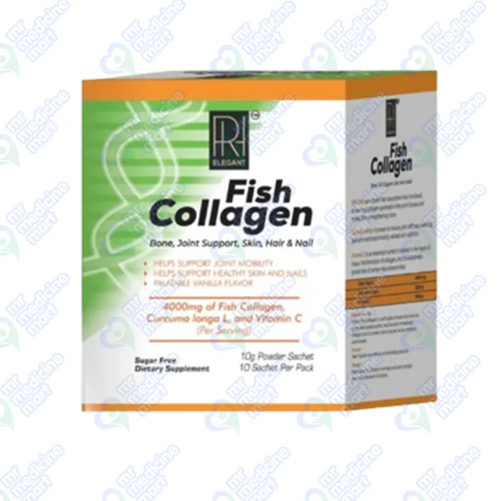 RH ELEGANT Fish Collagen Sachets 10's
