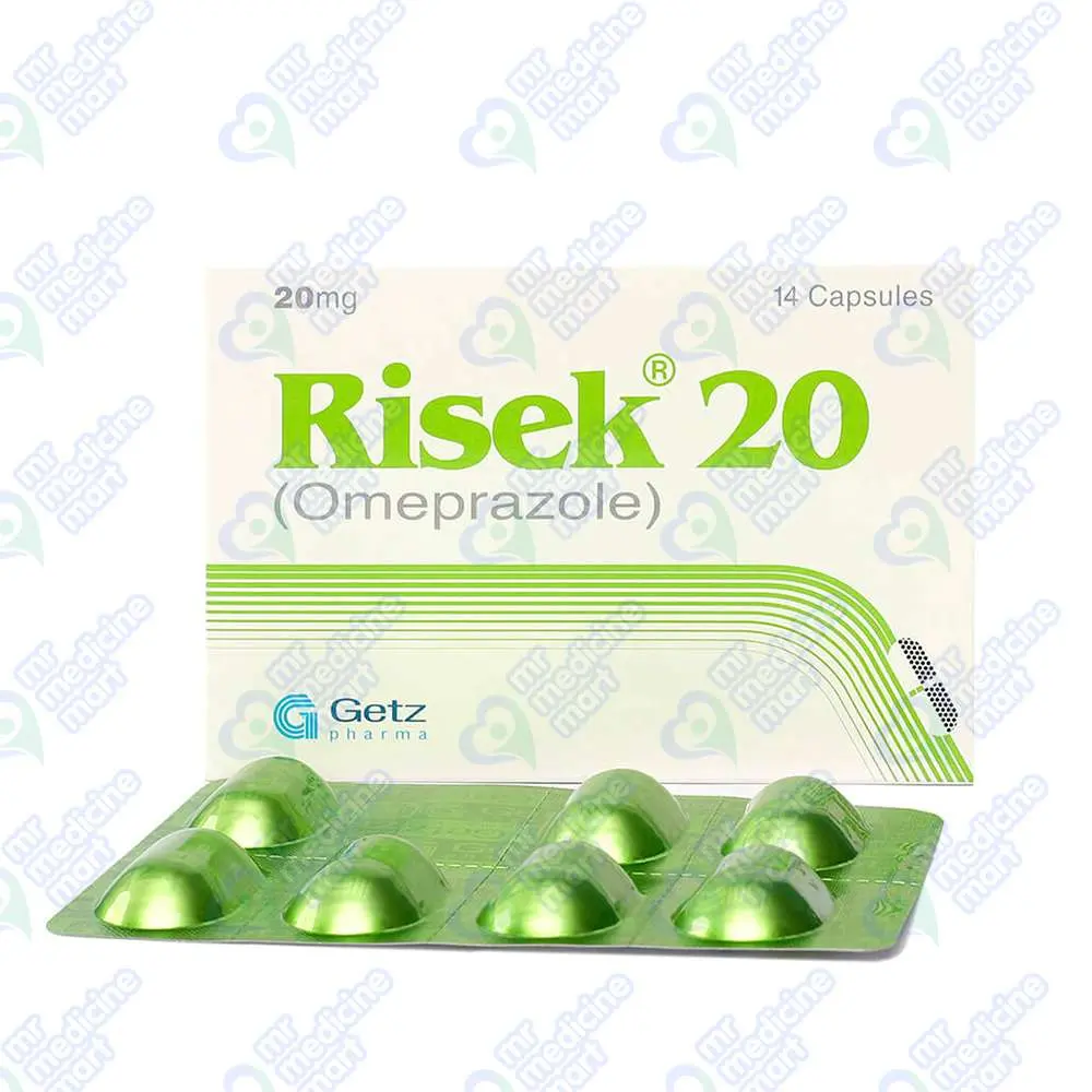 Risek 20mg Cap 21'S Packing