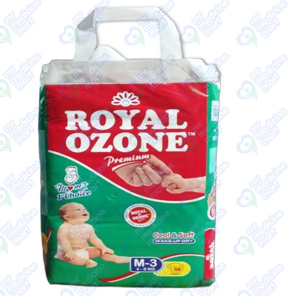 Royal Ozone 3 Medium Diaper 50's
