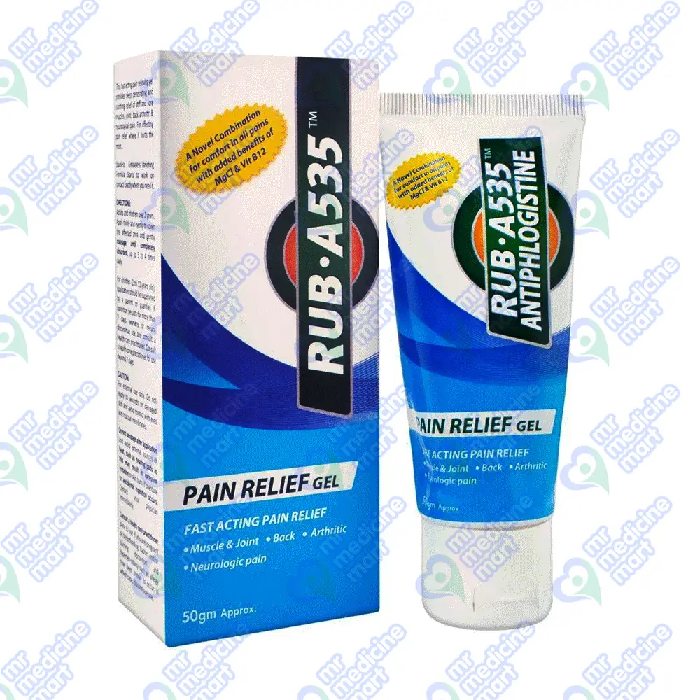 Rub Pain Relief Gel 50gm A535