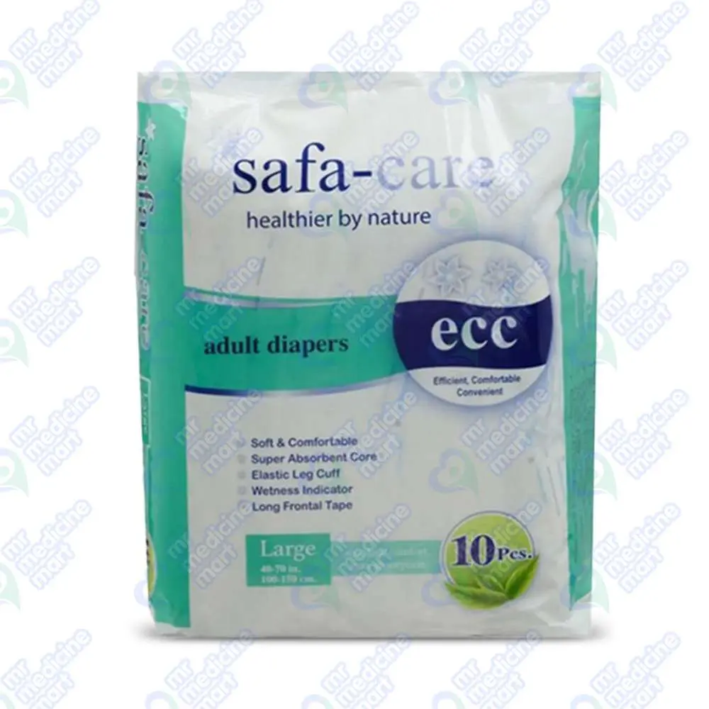 Safa-Care Adult Large Diaper 10 'S