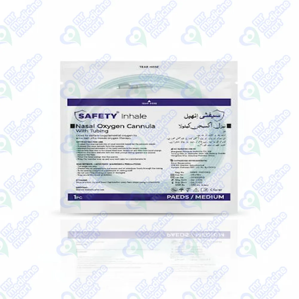 Safety Inhale Nasal Oxygen Cannula (M)