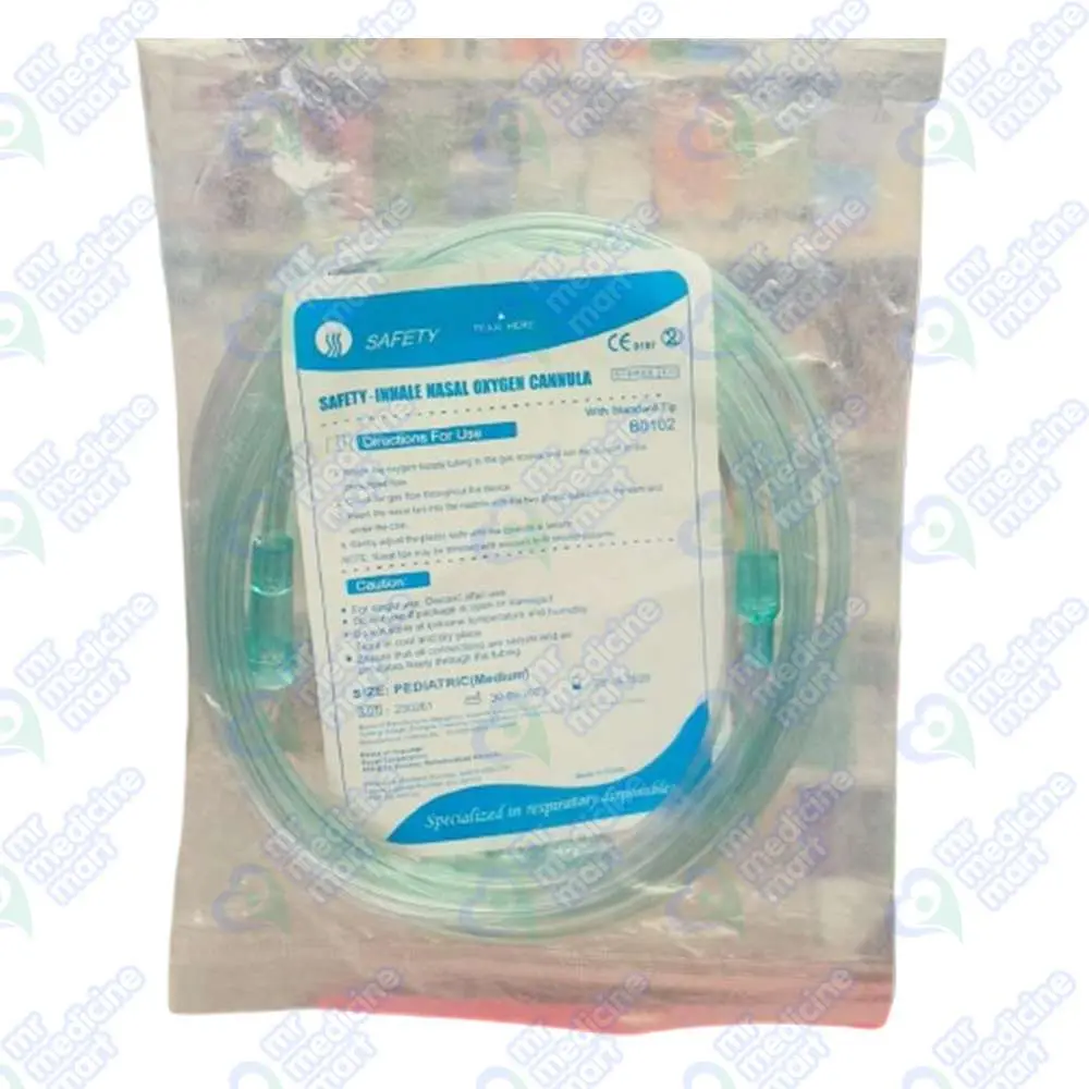 Safety Nasal Oxygen Cannula (Adult)