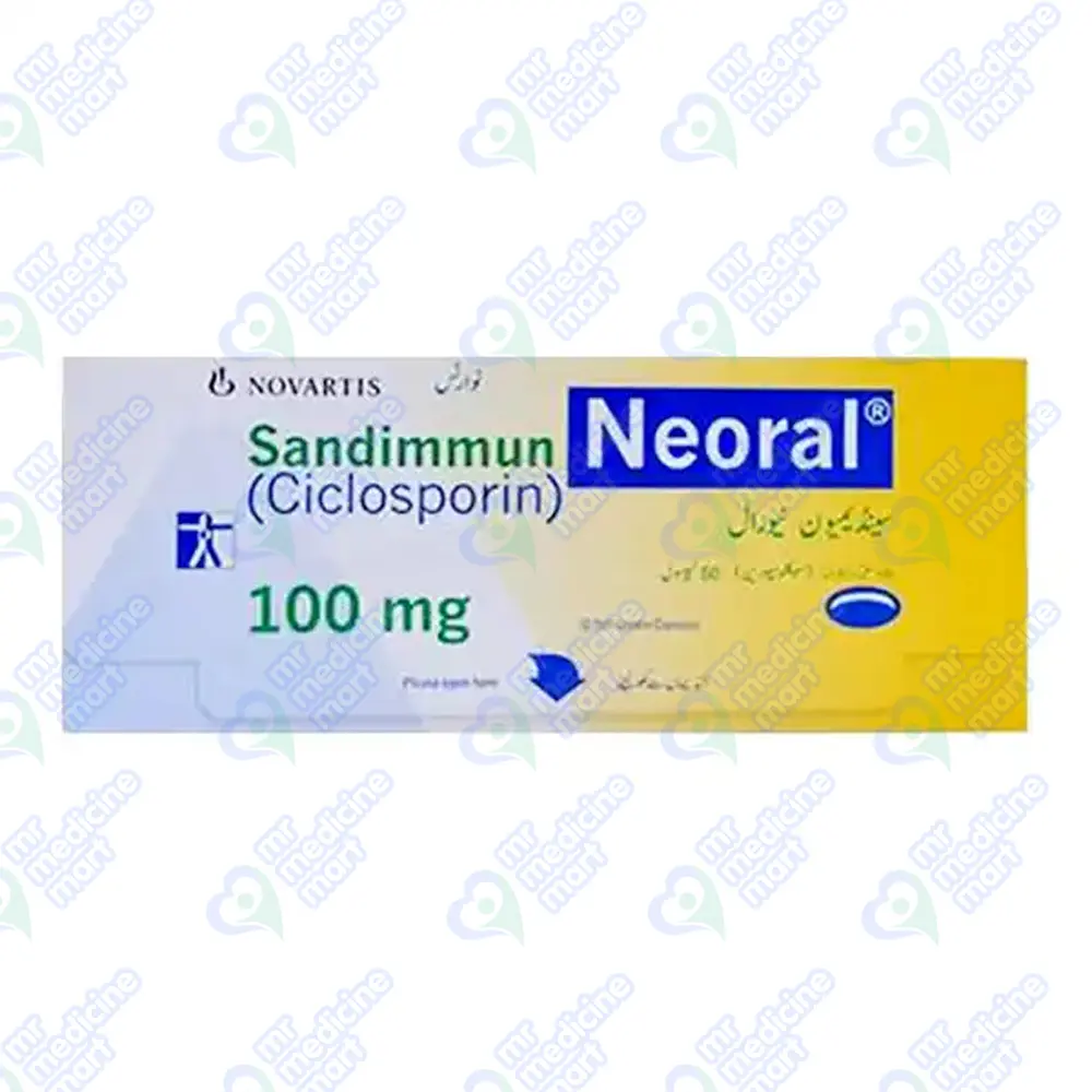 Sandimmun Neoral Cap 100mg 50's