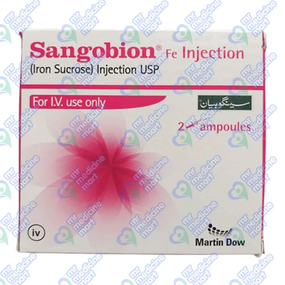 Sangobion FE 100mg Injection 5 ml
