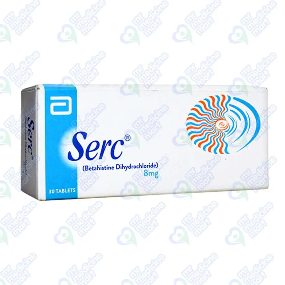 Serc 8mg Tablet 