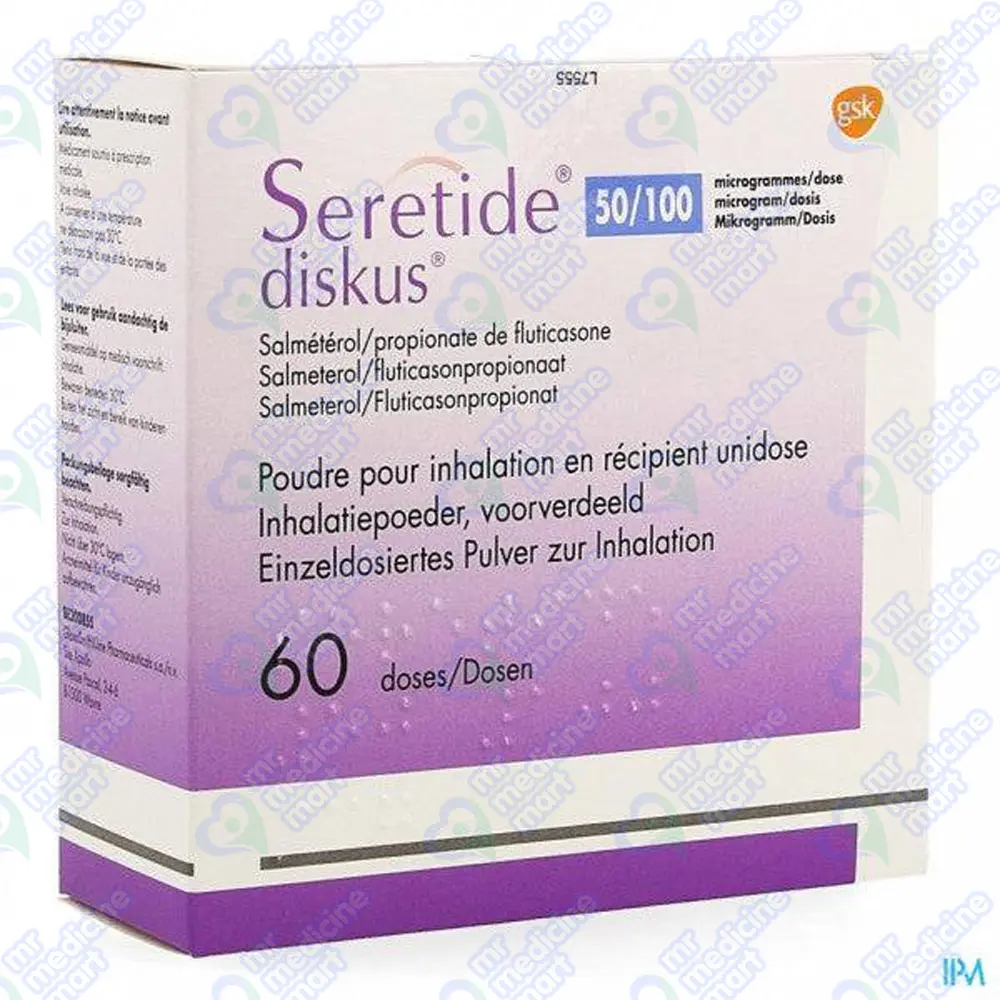 Seretide Diskus Evohaler 50/100mcg Spray