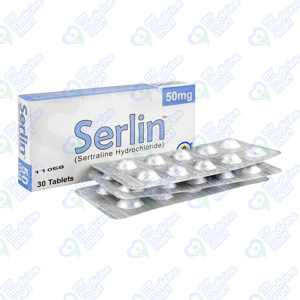 Serlin 50mg Tablet 10 'S