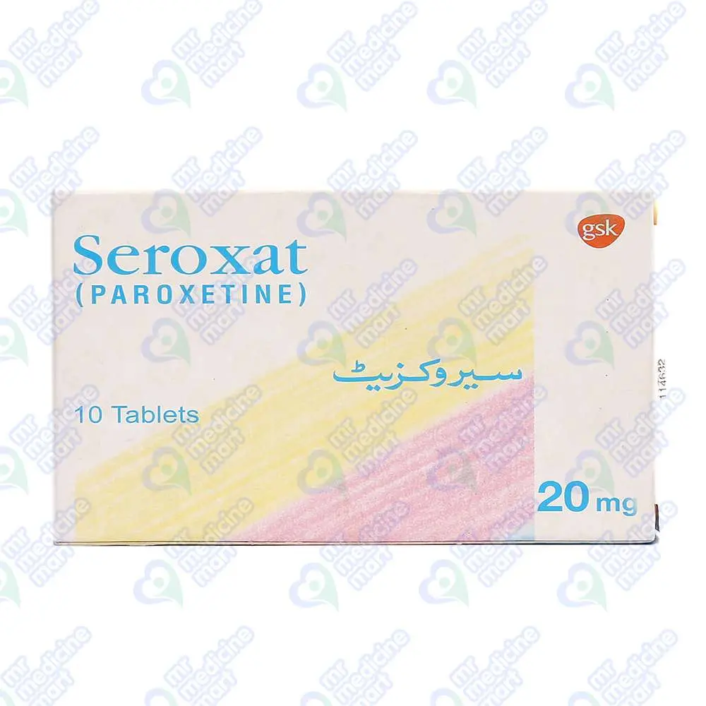 Seroxat 20mg Tablet 10 'S