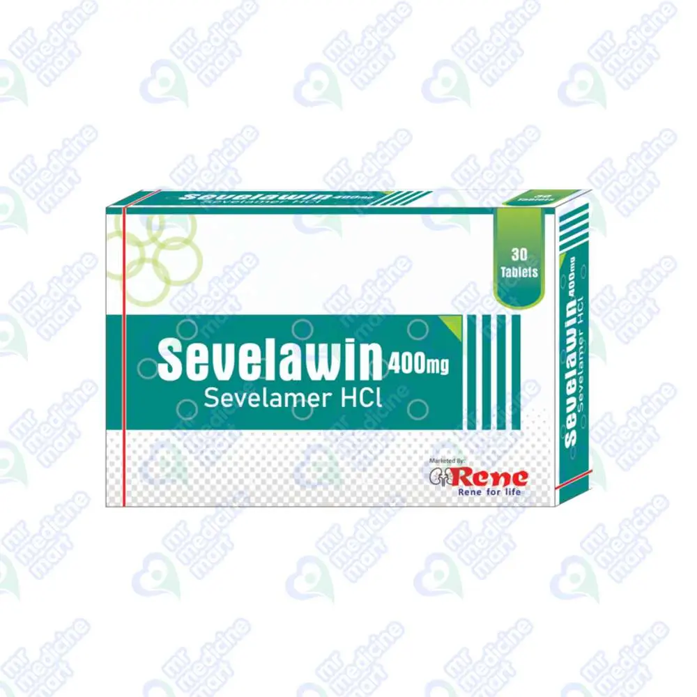 Sevelawin 400 mg Tablet 10's