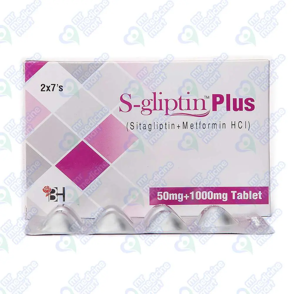 S-Gliptin Plus 50/1000mg Tablet 5 'S