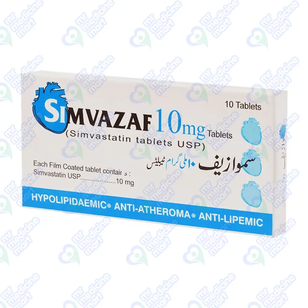 Simvazaf 10mg Tablet(Net)