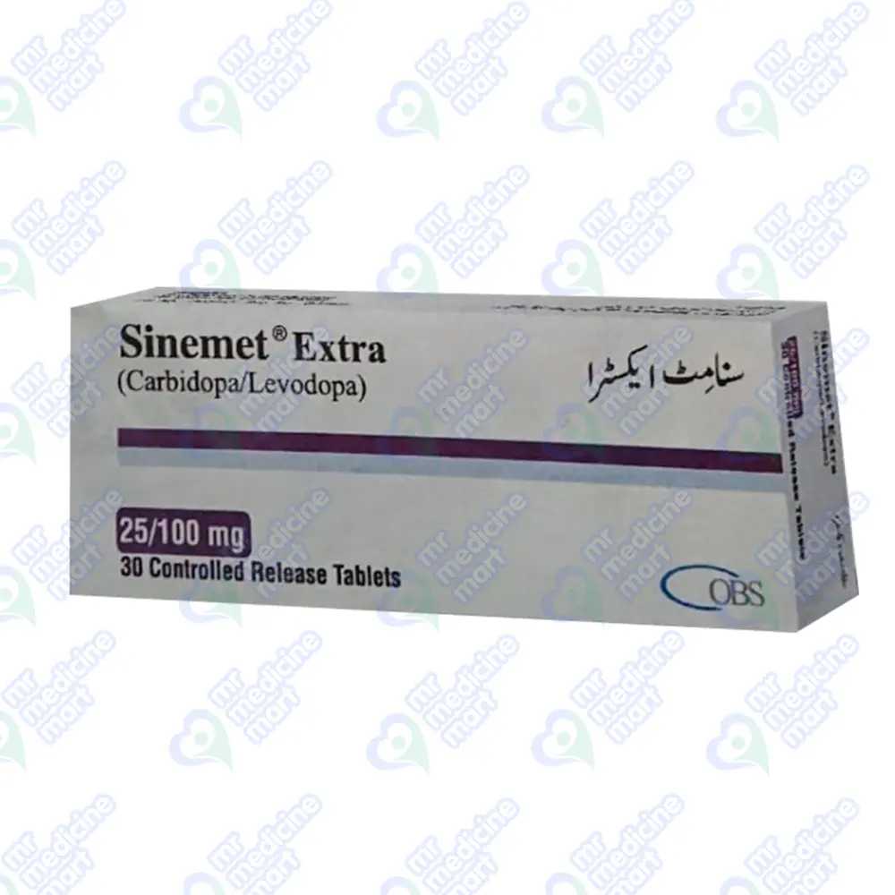 Sinemet Extra 25mg/100mg Tablet 