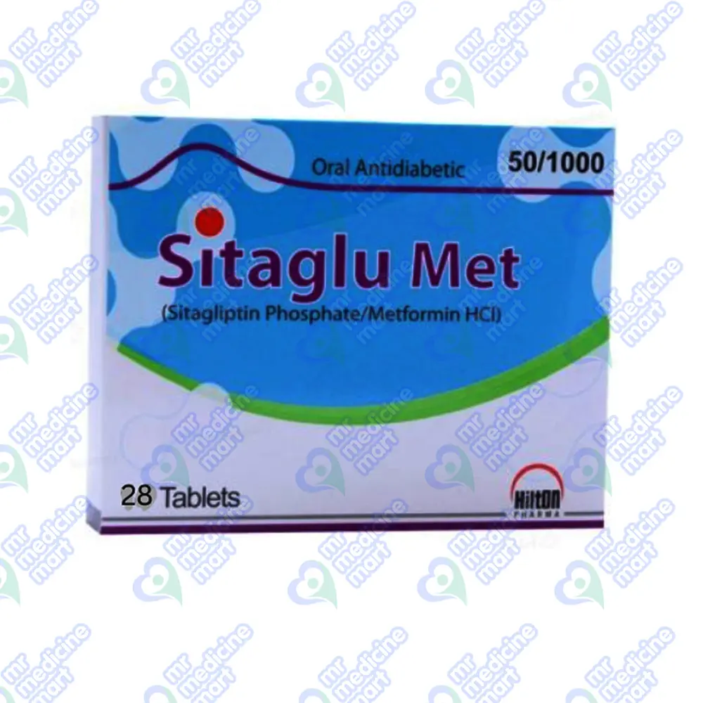 Sitaglu Met 50mg+1000mg Tablet 7 'S