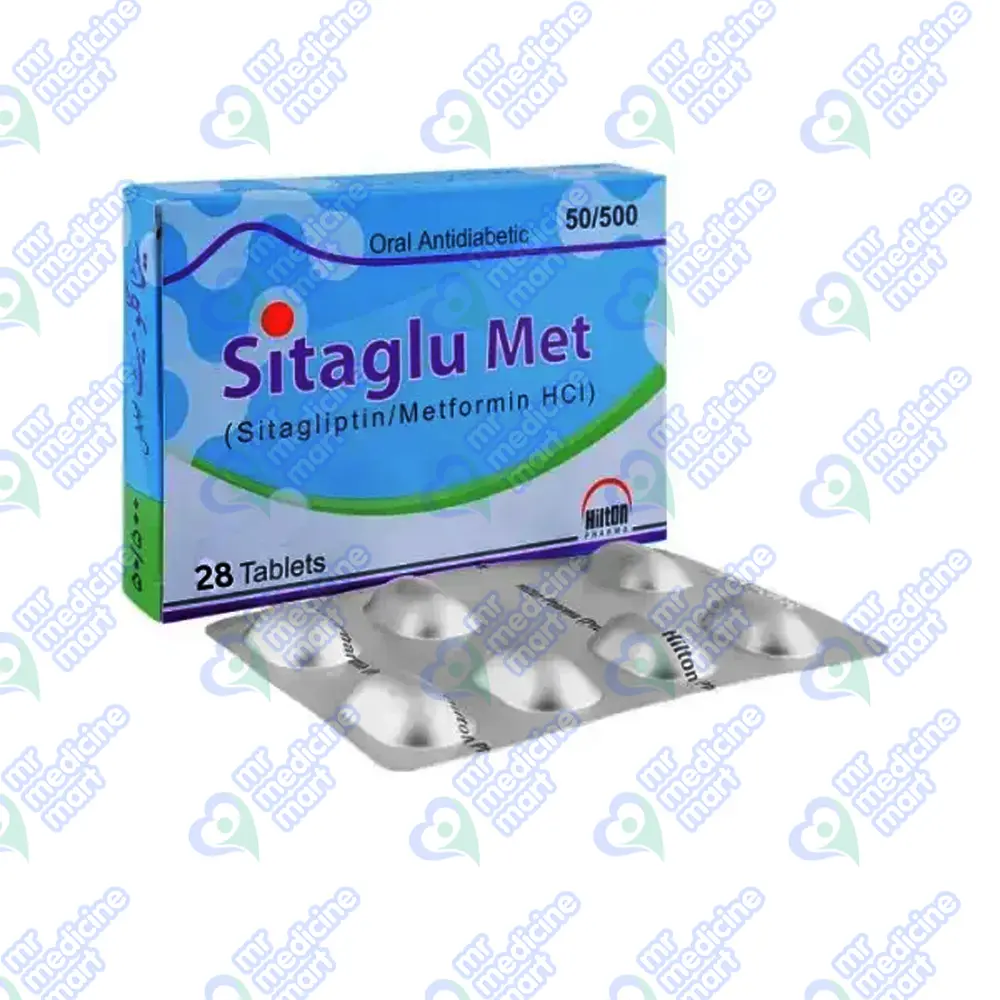 Sitaglu Met 50mg+500mg Tablet 7 'S
