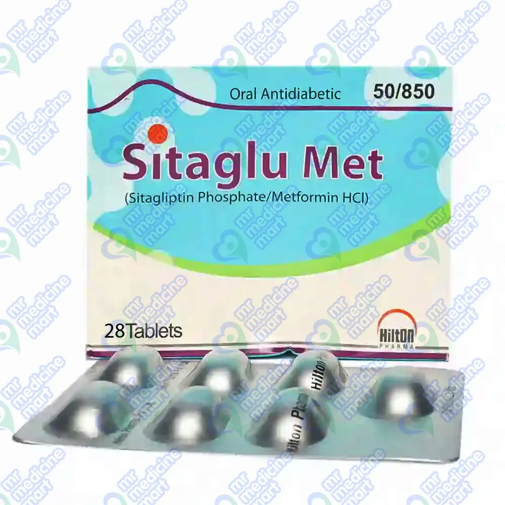 Sitaglu Met 50mg+850mg Tablet 7 'S