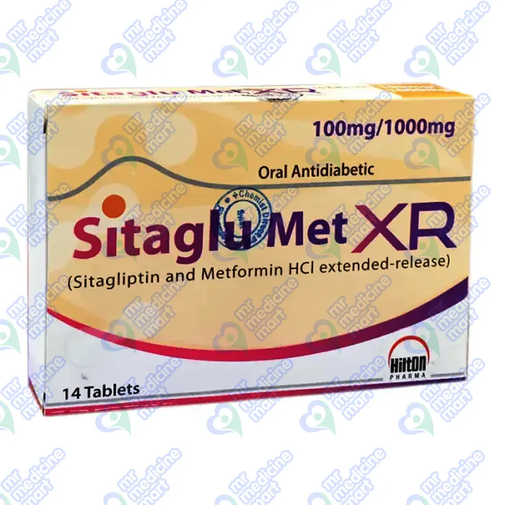Sitaglu Met XR 100+1000mg Tablet 7 'S