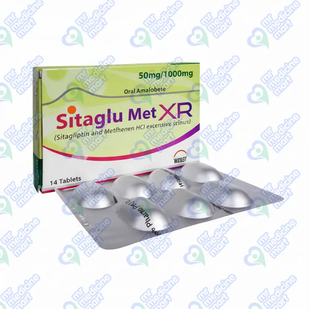 Sitaglu Met XR 50+1000mg Tablet 7 'S