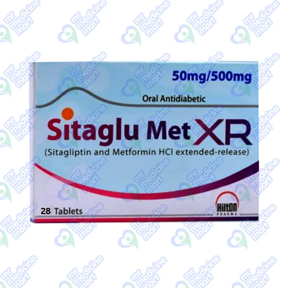 Sitaglu Met XR 50+500mg Tablet 7 'S