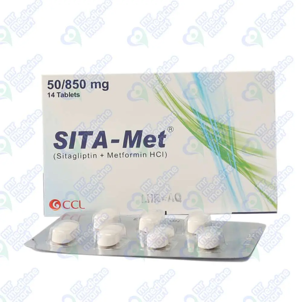 Sita Met 50/850mg Tablet 7's