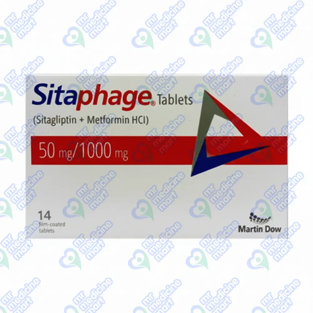 Sitaphage 50mg/1000mg Tablet 7 'S