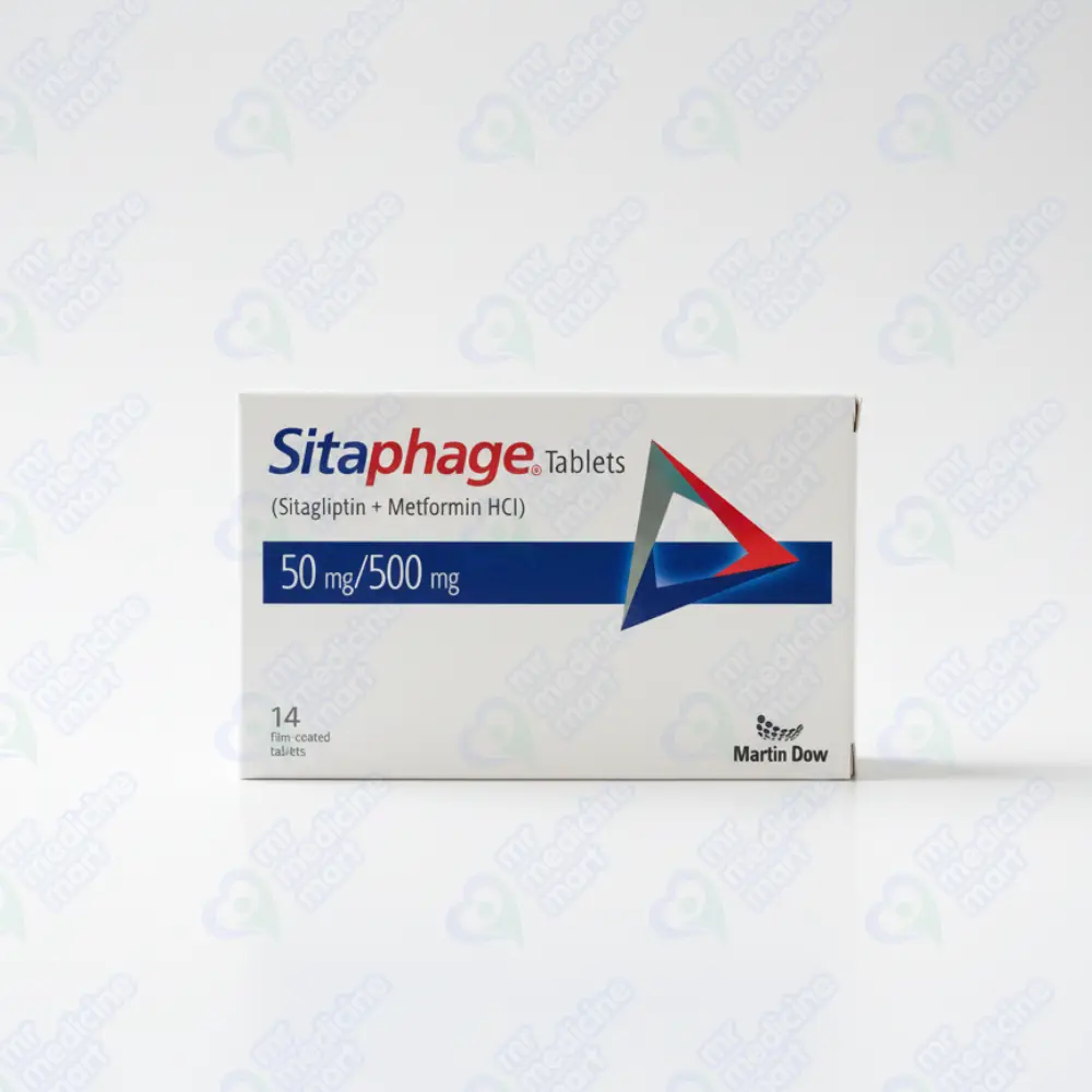 Sitaphage 50mg/500mg Tablet 7'S