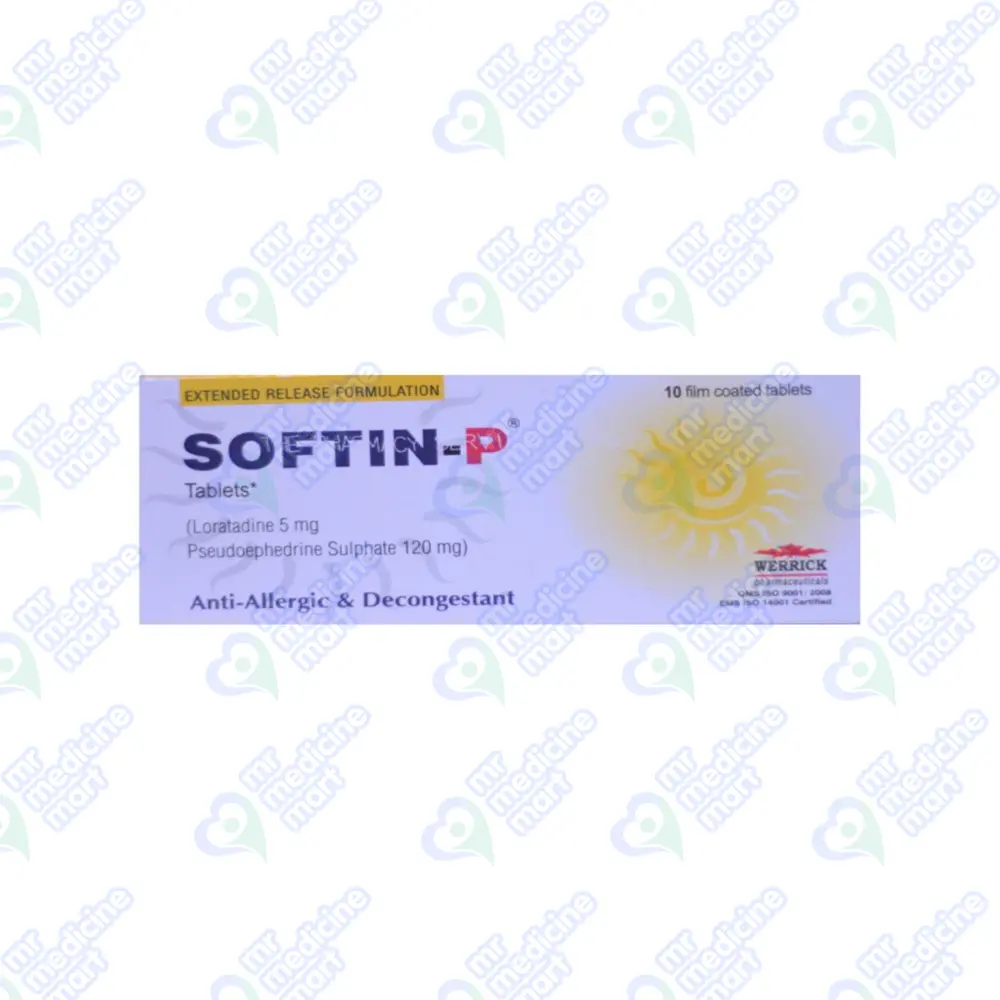 Softin P Tab 5mg/120mg