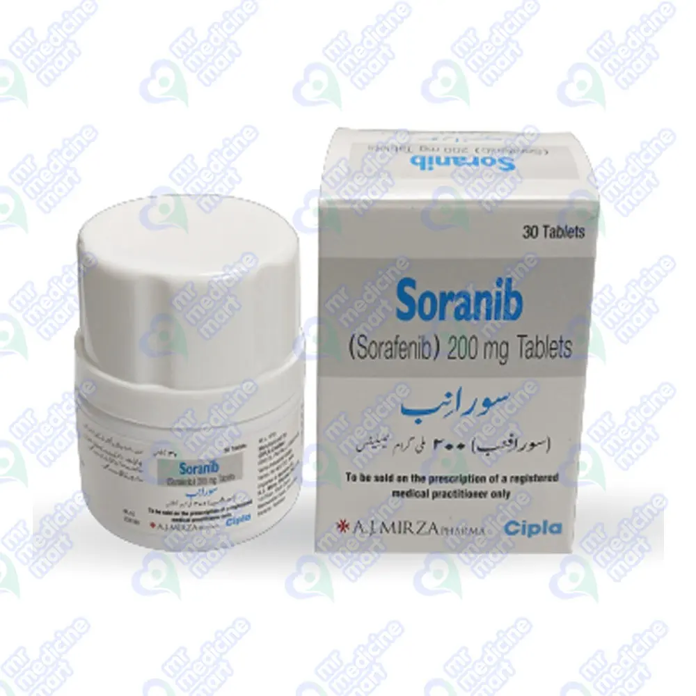Soranib Tab 200 mg 30's