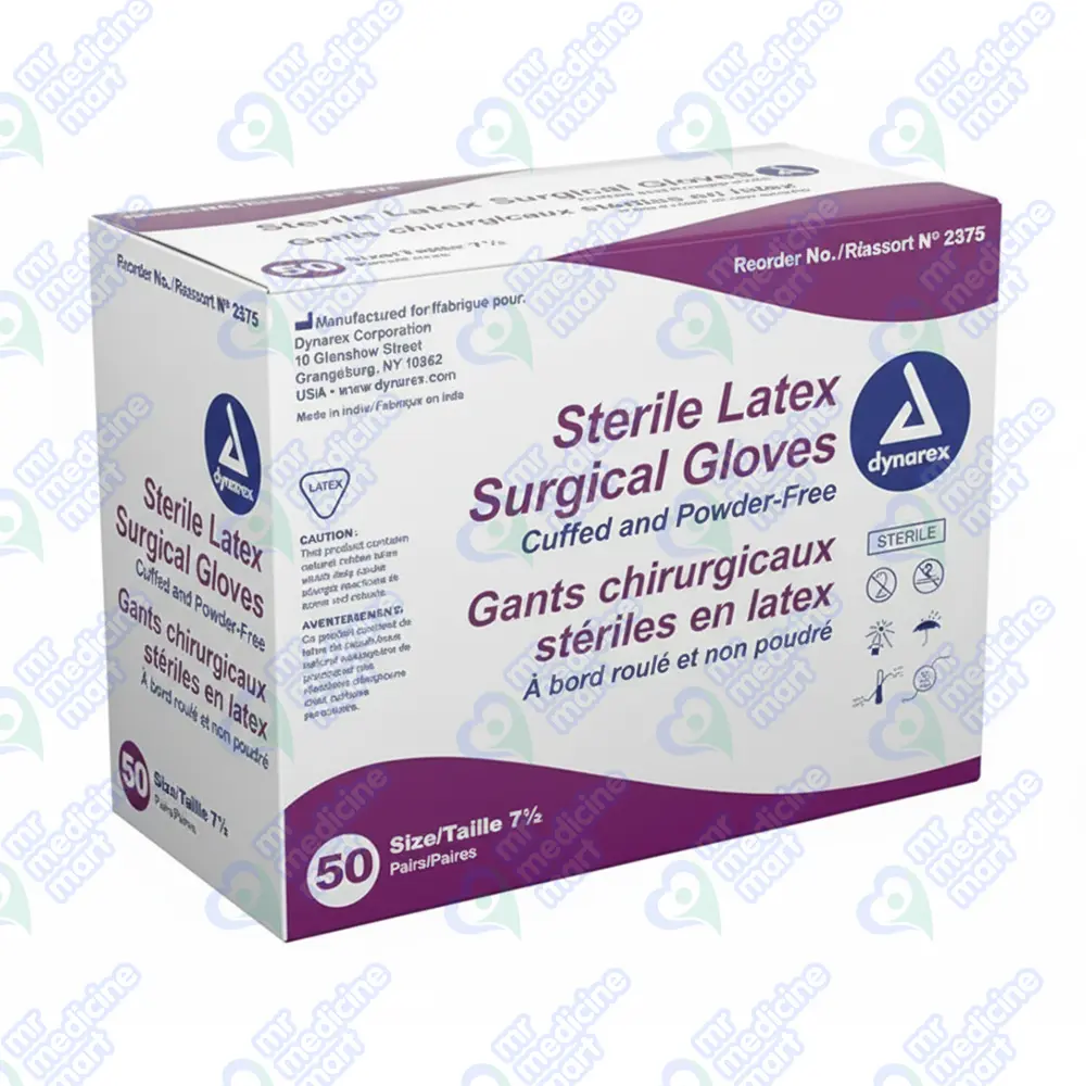 Star Sterile Latex Surgical Glove( 7.5 )