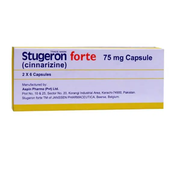 Stugeron Forte 75mg Capsule 6 'S