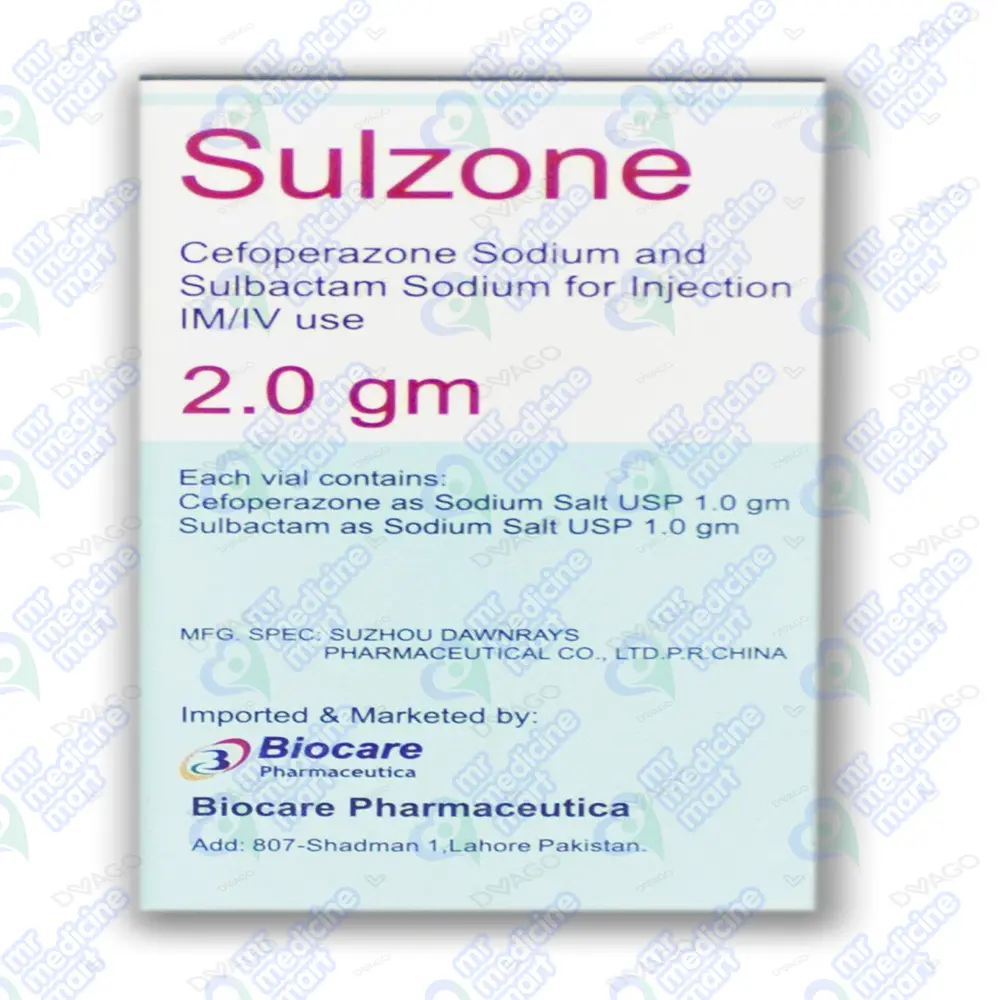 Sulzone 2gm Injection