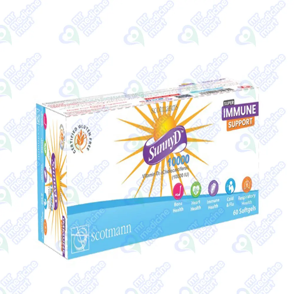 Sunny D 10000 60 Softgels