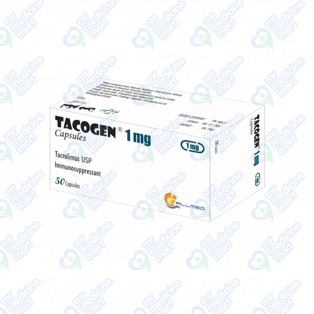 Tacogen 1mg Capsule 50's 